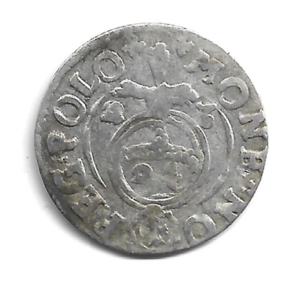 c1600s Poland Sigismund III Silver 3 Polker Coin (b862-27)